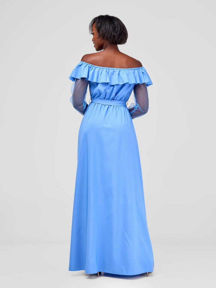 Stylish Sisters Dress - Sky Blue - Shopzetu