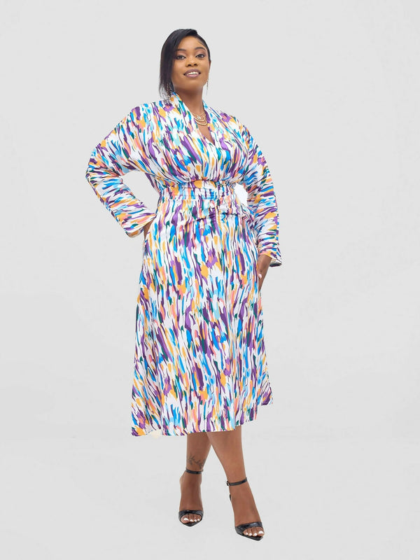 Stylish Sisters Mona Dress - Multicolored - Shopzetu