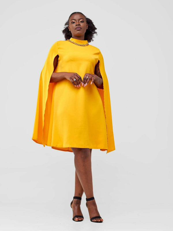 StylishSisters Dress - Mustard - Shopzetu
