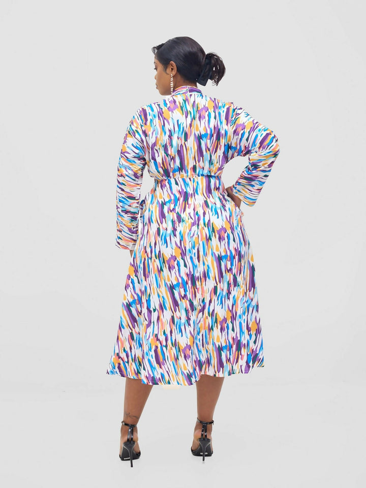 Stylish Sisters Mona Dress - Multicolored - Shopzetu