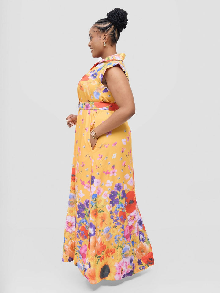 Stylish Sisters Floral Anita Dress - Multicolored - Shopzetu