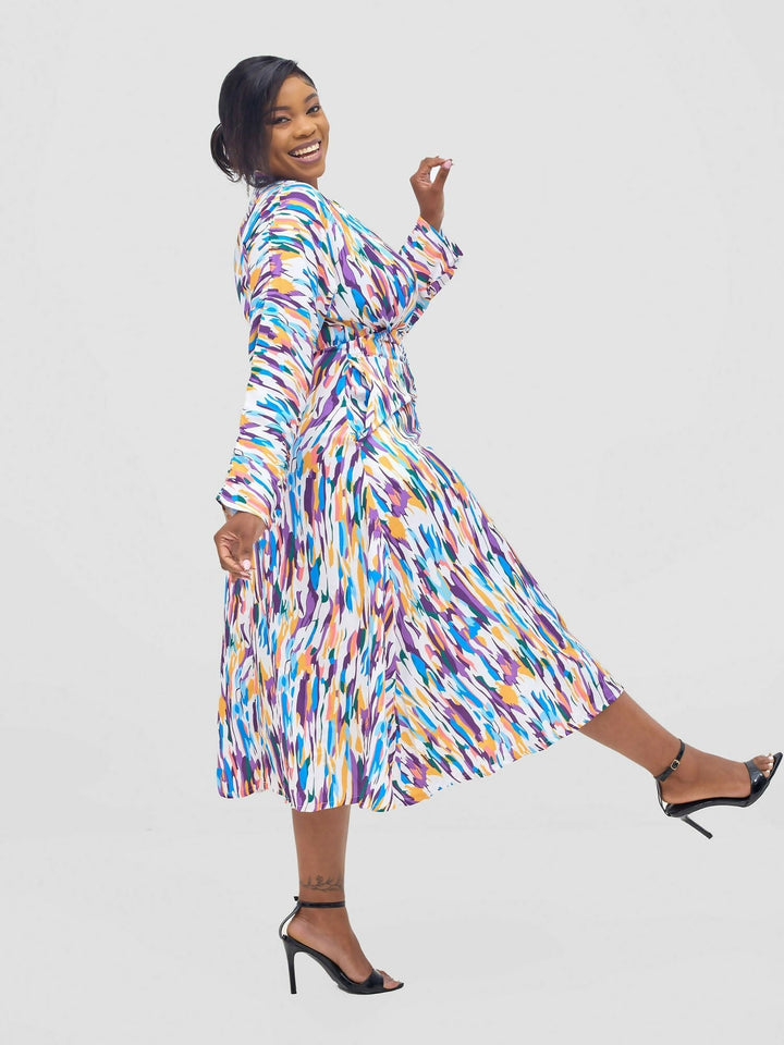 Stylish Sisters Mona Dress - Multicolored - Shopzetu